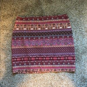 Mini skirt Super cute pattern! Stretchy and fitted